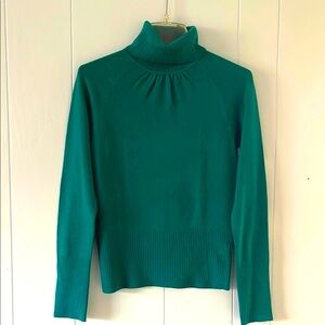 Take Out Emerald Green Turtleneck Sweater